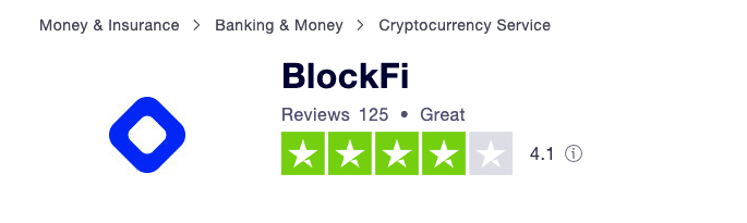 blockfi reviews on trustpilot
