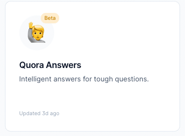 Quora answers template for Jarvis content generator and long blog posts artificial intelligence